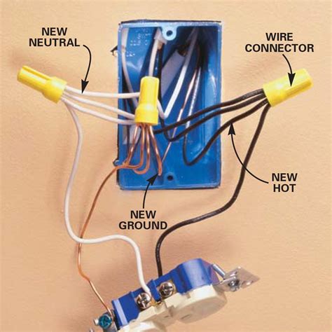 how to add new electrical outlet from fuse box|how to wire another outlet.